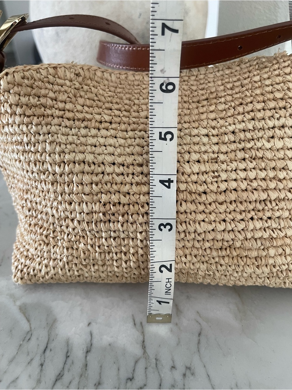 J. Crew Berkeley Small Handknotted Shoulder Bag in Raffia - Picture 11 of 16